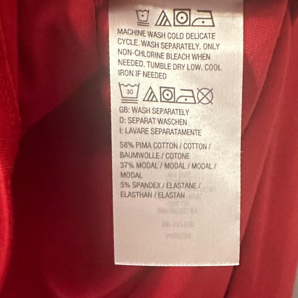 Belle by Kim Gravel Red Long Sleeve Top - Picture 5 of 6